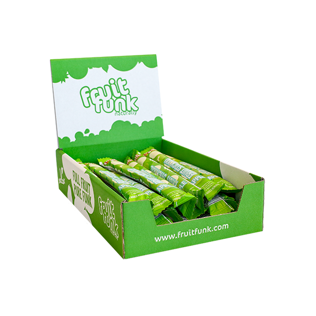 Fruitfunk Õuna puuviljapulk - 100% puuviljadest, vegan, gluteenivaba ja ilma lisatud suhkruta, snäkid lastele.