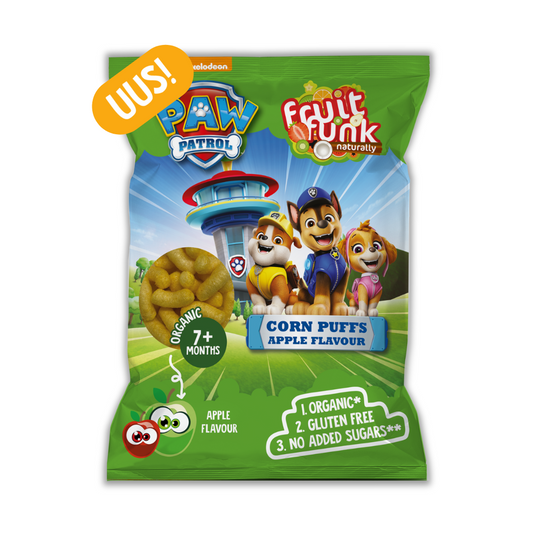 CORN PUFFS Õunamaitselised maisipulgad 50g Mahe