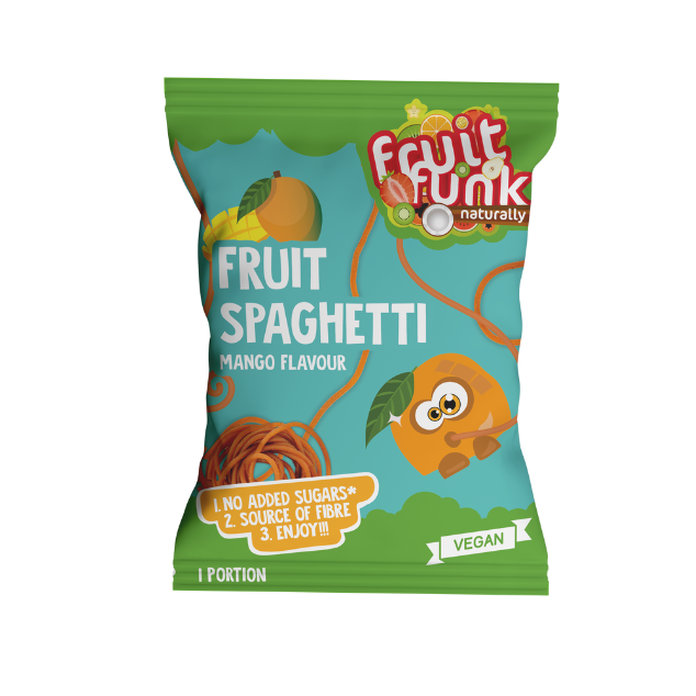 FRUIT SPAGHETTI Mangomaitselised puuviljanöörid 20g