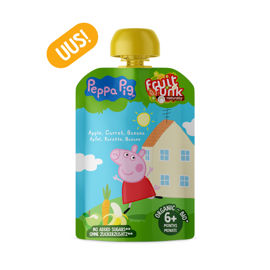 FRUIT PUREE Mahe õuna-porgandi-banaanipüree