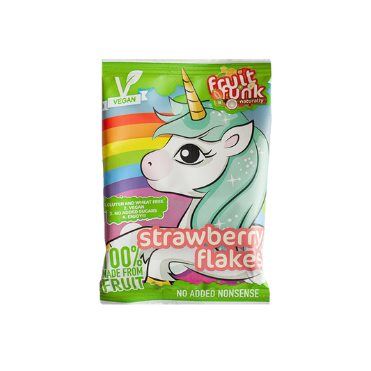 Fruitfunk Ükssarvik happybag - 100% puuviljadest, vegan, gluteenivaba ja ilma lisatud suhkruta, snäkid lastele.